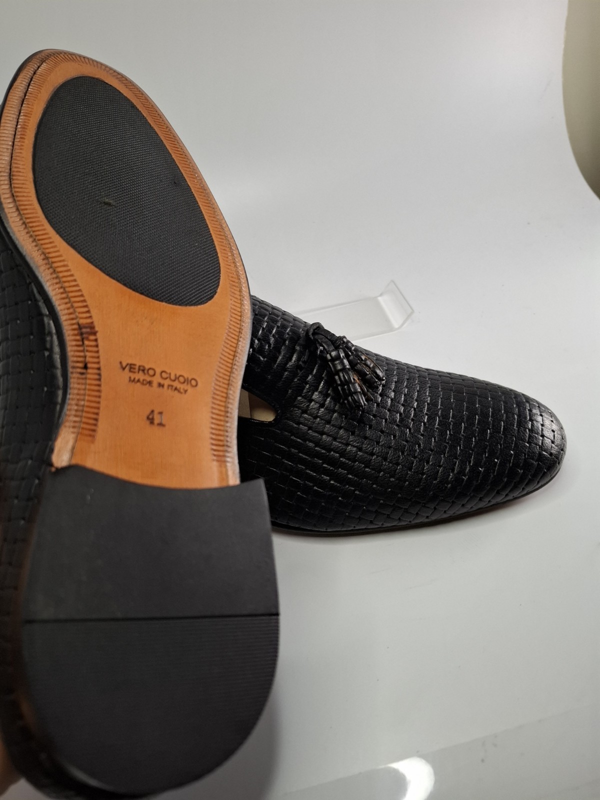 Black Leather Derby Pollini -39/40/41/42/43/44/45/46 New – Made in Italy