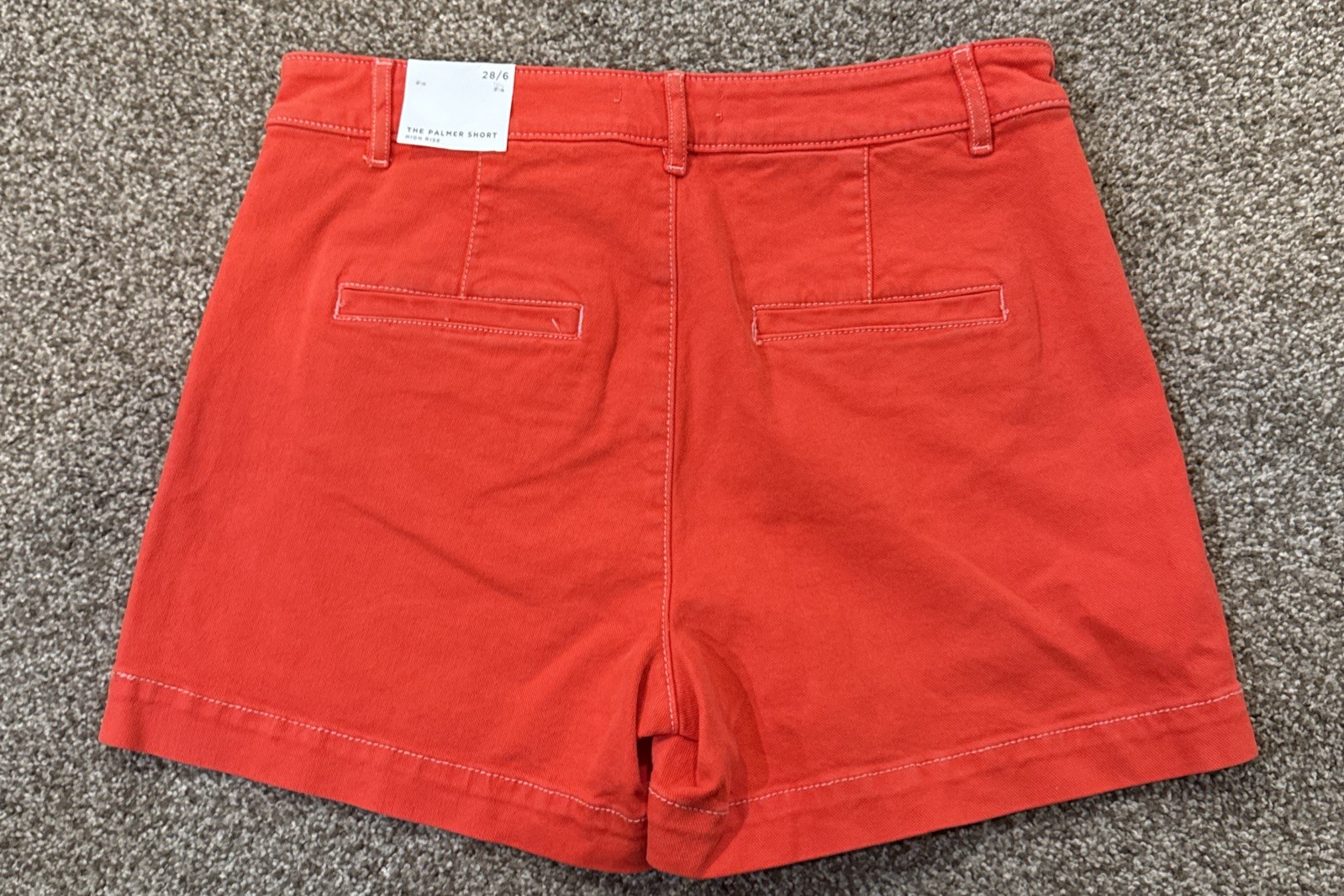 LOFT Vintage Style Contrast Stitch Hi Rise Palmer Shorts Festival Classic NEW!