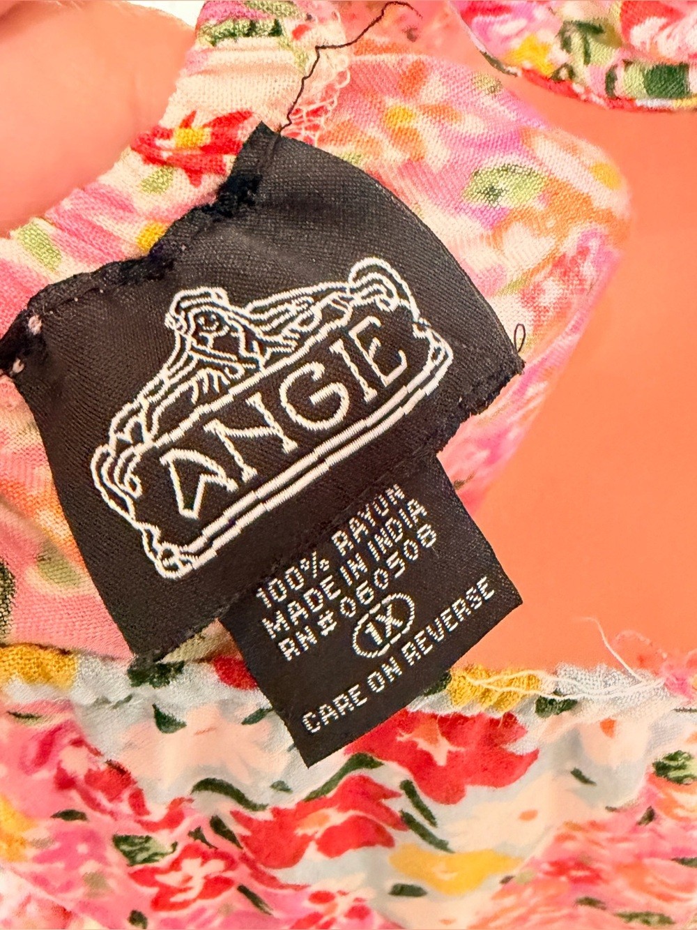 ANGIE Floral Cottagecore Tiered Maxi Dress Twisted Back Feature, 1X