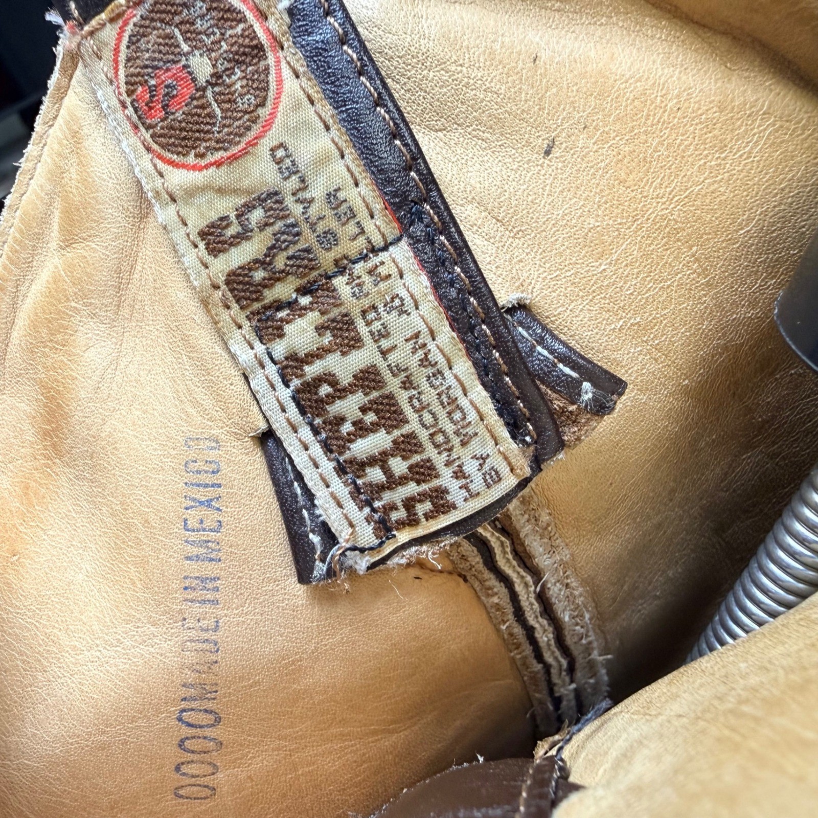 Sherplers Cowboy Boots Mens 9 D Brown Bullhide Leather Handcrafted 5135 Mexico