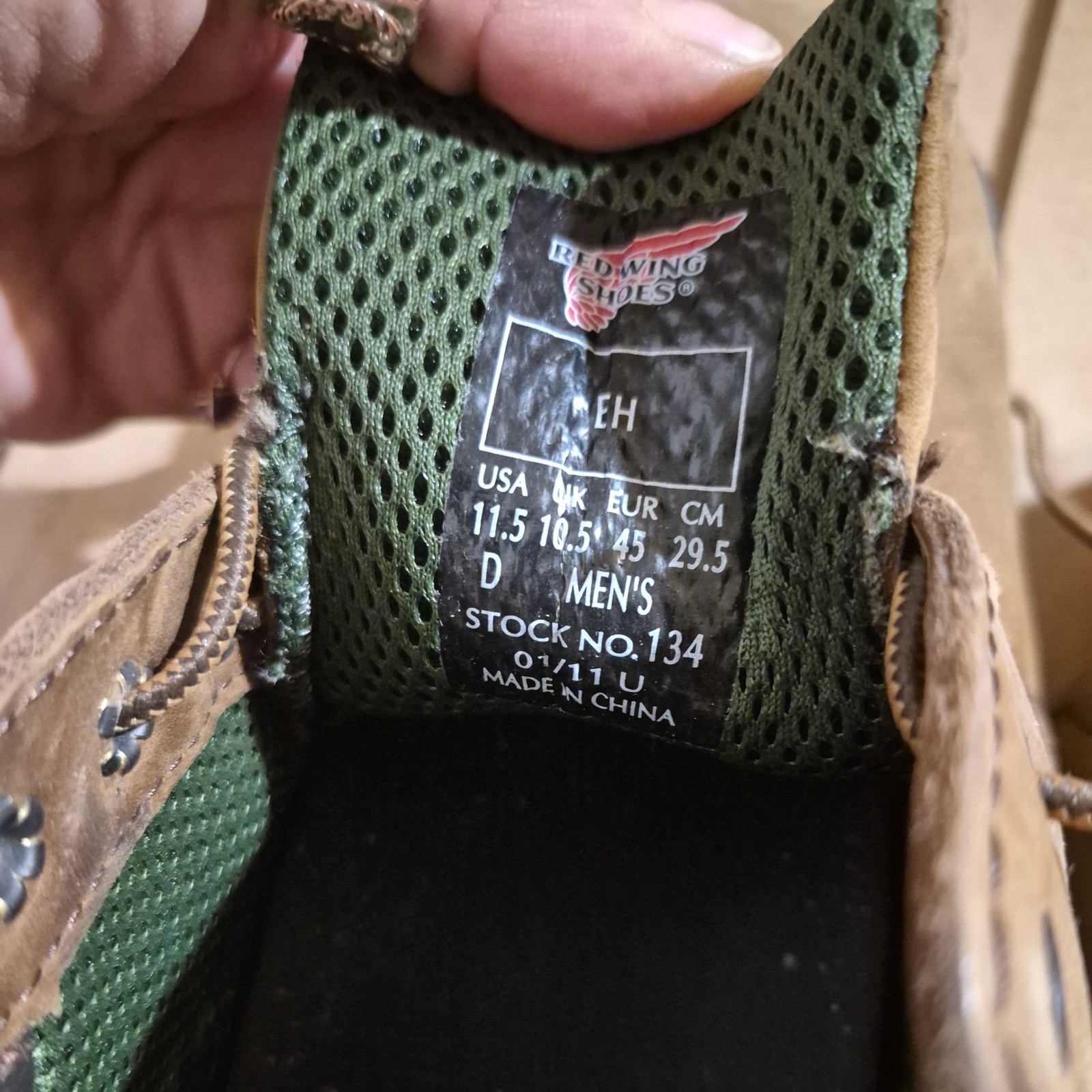 Red Wing Electrical Hazard Steel King Toe Men’s 12 Oxford Work Shoe F2892-11 EH