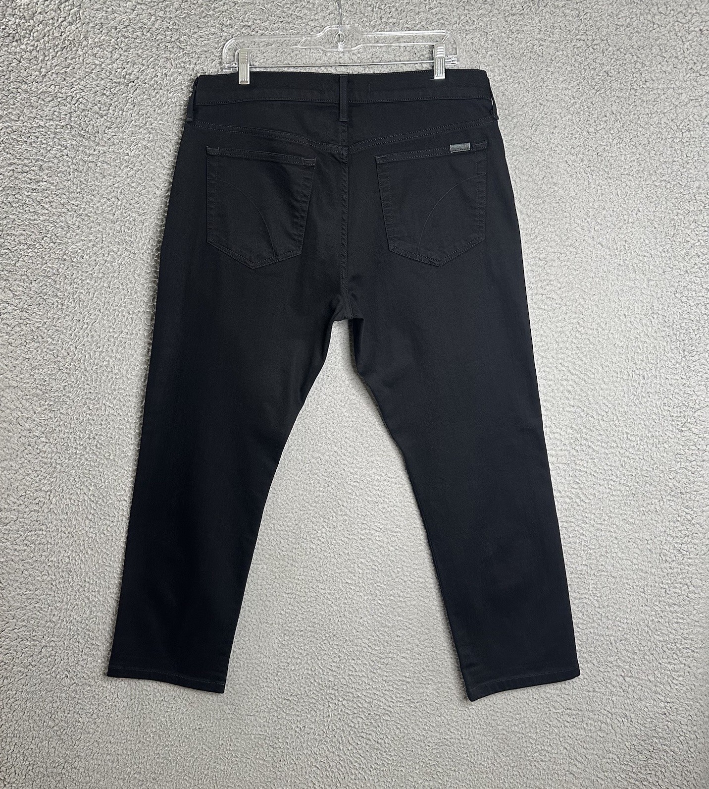 Joe’s Jeans Brixton Black Stretch Jeans Mens 36×30 Straight Slim Fit Dark Wash