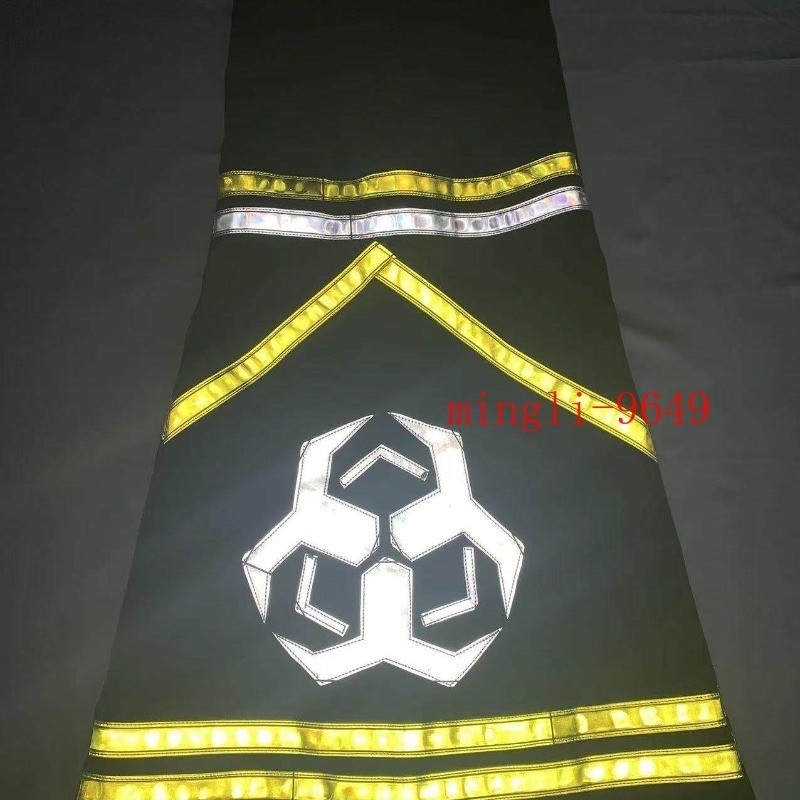 AUS Style Melbourne Shuffle Death God Pants Flared Leg Dance Reflective Cosplay