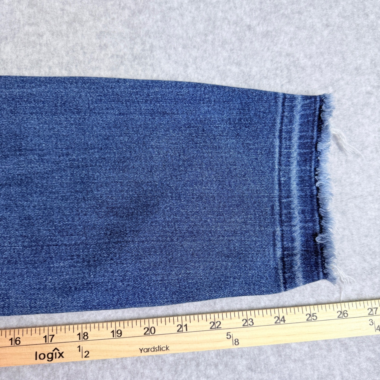 Judy Blue Slim Fit Jeans Womens 13/31 Blue Excellent Raw Hem JB88704 High Rise