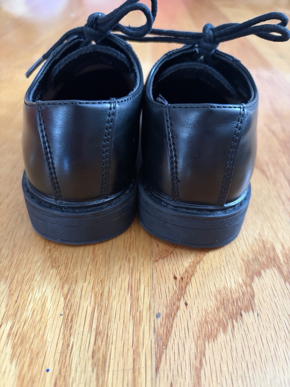 Bruno Marc Black Synthetic Leather Lace-Up Oxford Dress Shoes Little Kid US 12