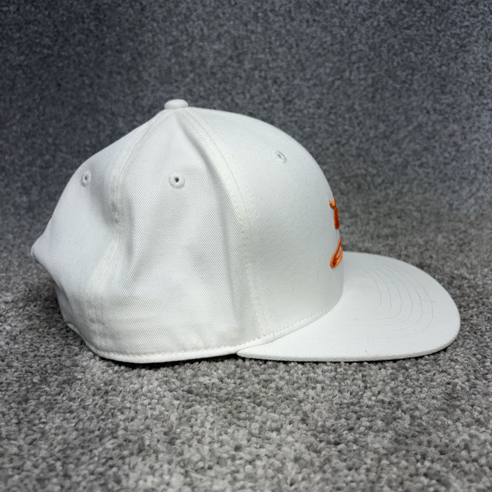 King Cobra Puma Golf Snapback Hat Cap White Orange Tour Exclusive Adjustable