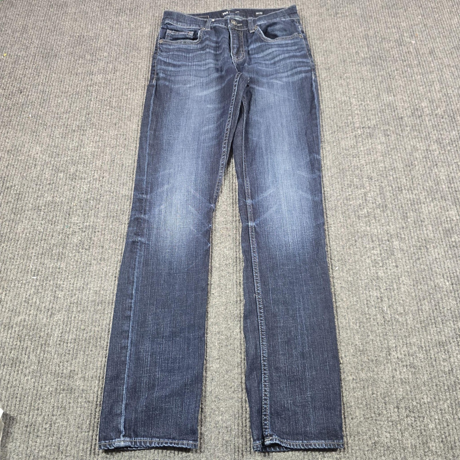 BKE Alec Jeans Mens 29×32 Blue Medium Wash Slim Straight Stretch Denim Pockets