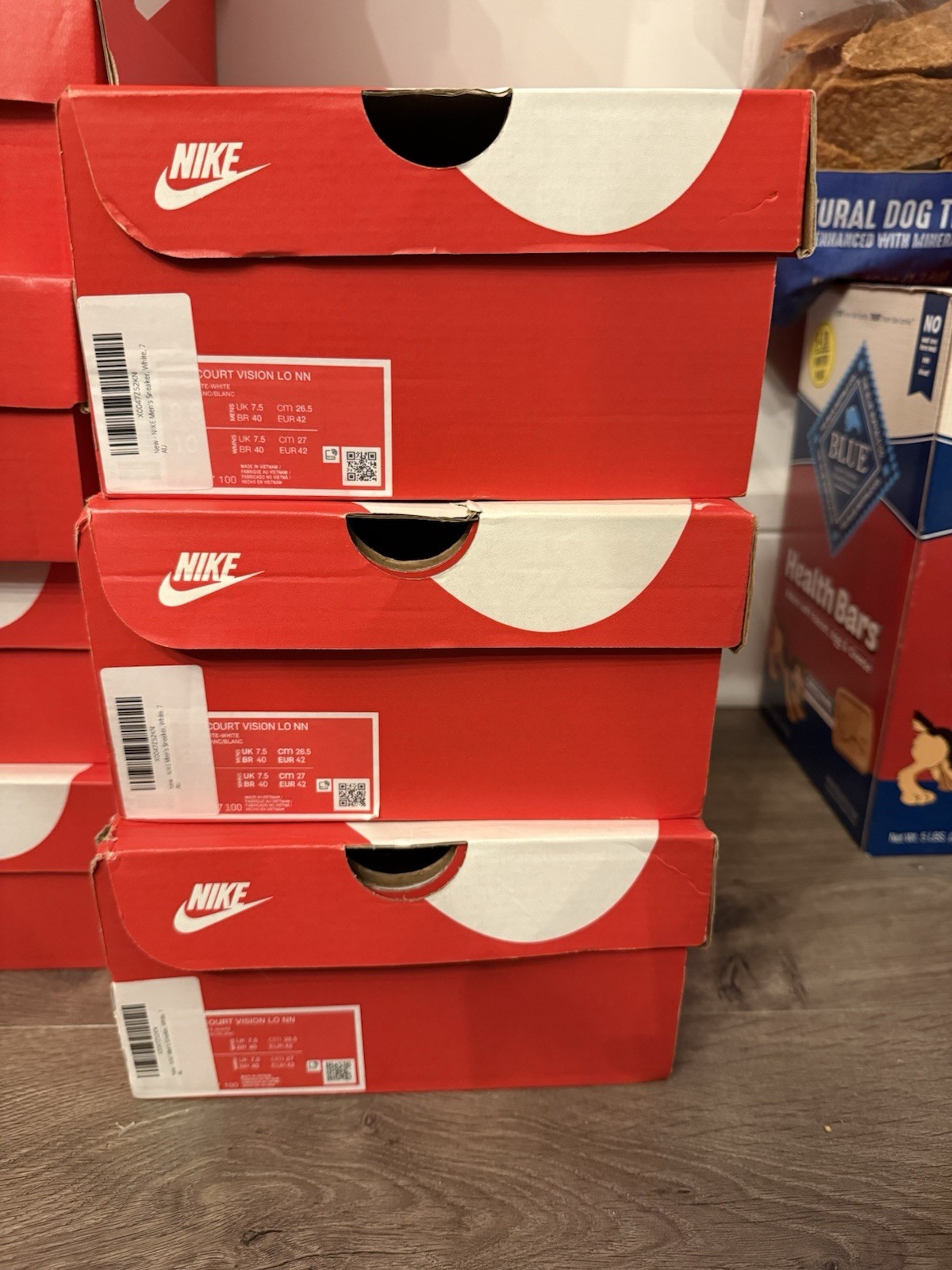 Nike COURT VISION LOW | US Men’s 7 Basketball Sneakers Triple White DH2987 100
