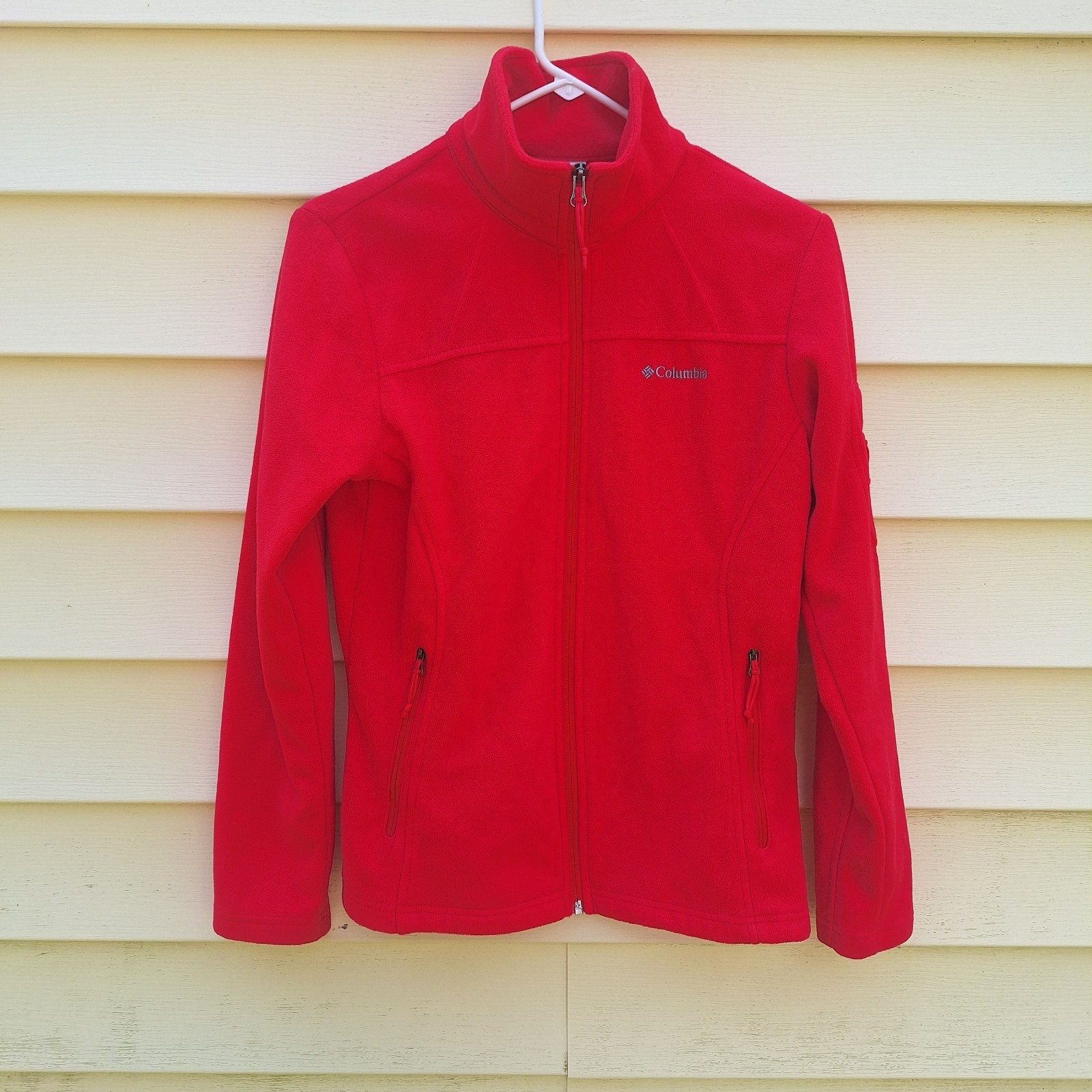 Columbia Womens Fast Trek II Full Zip Fleece S Jacket Reddish Layers Outdoors