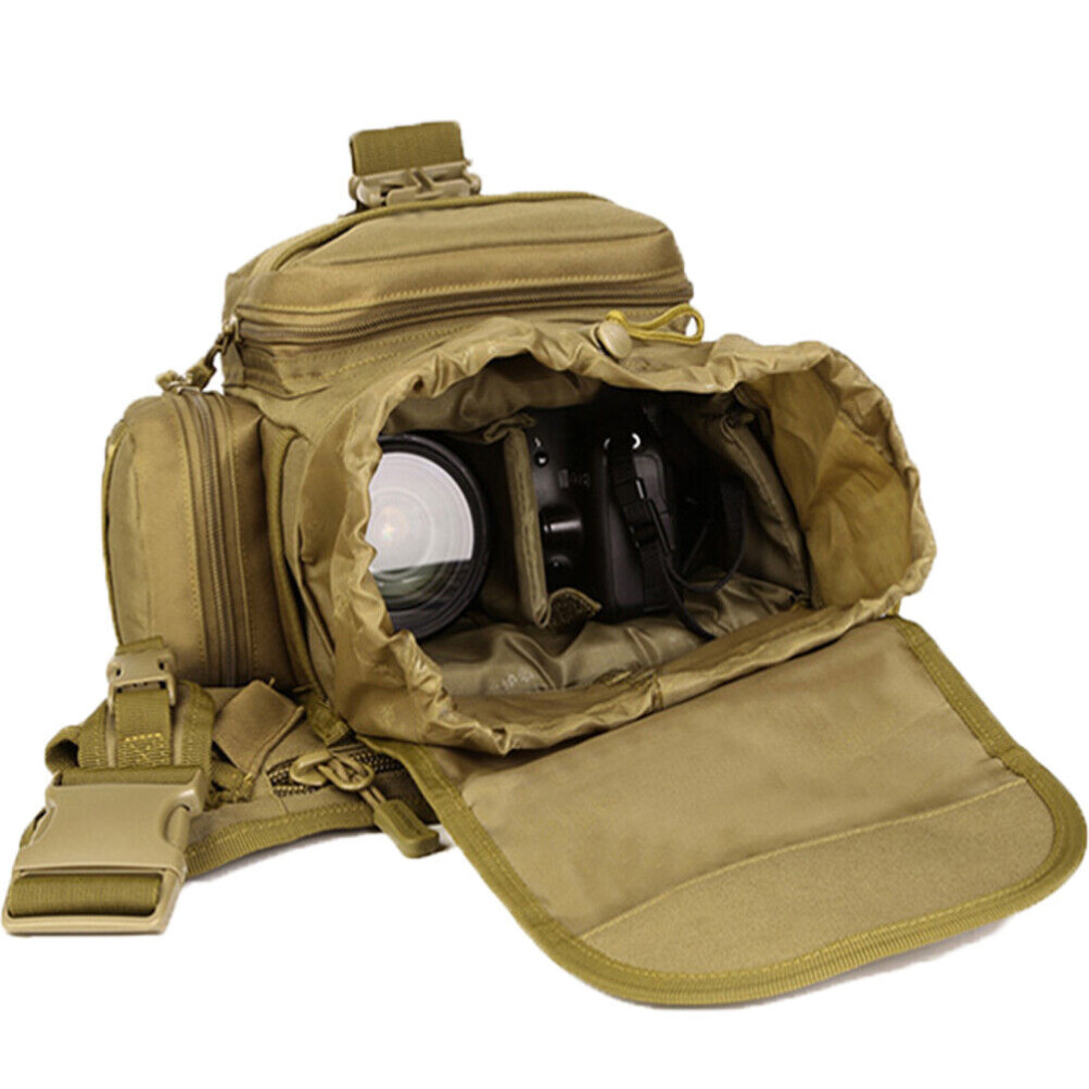Tactical Messenger Bag Multi-functional Outdoor DSLR Camera Pack Shoulder Bag