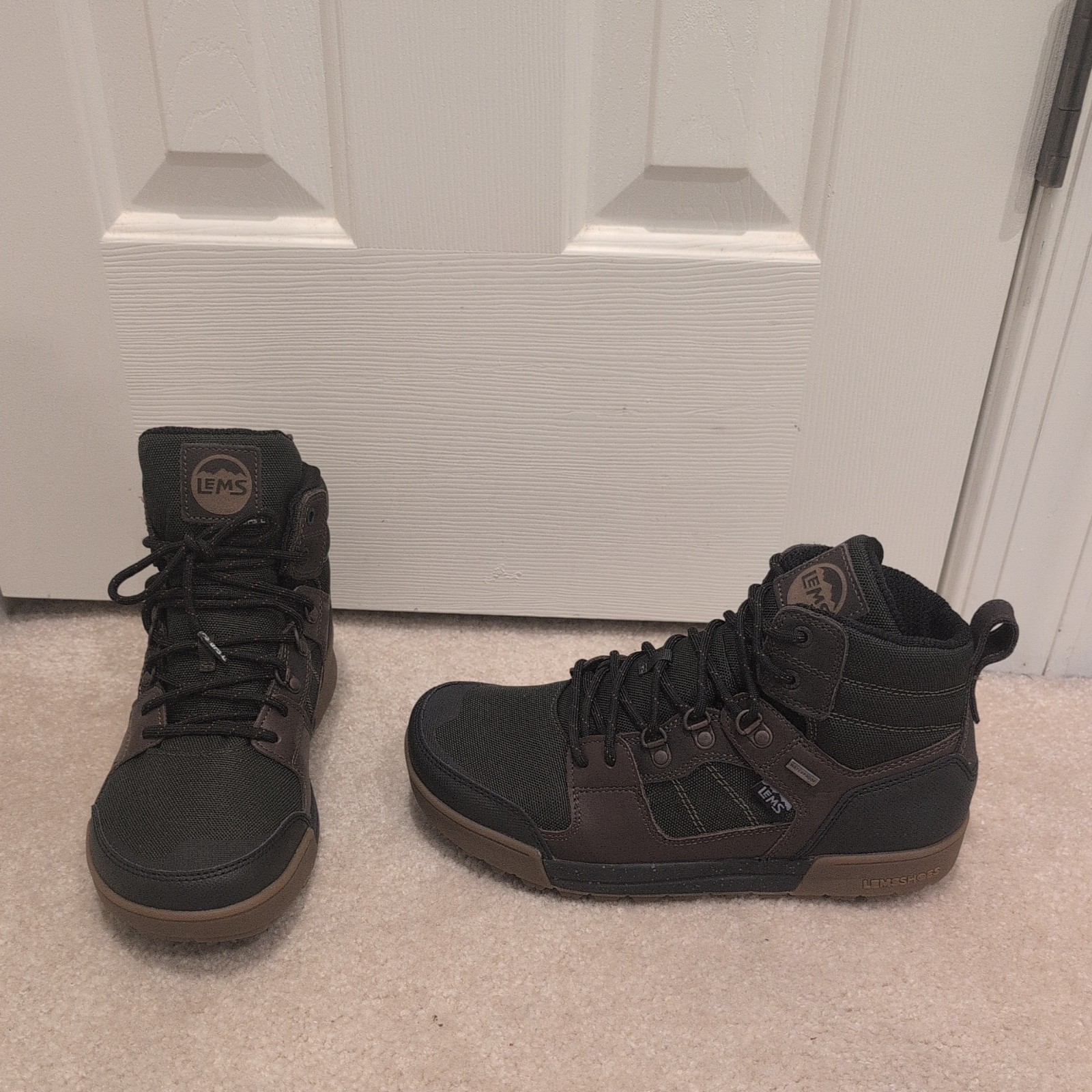 NEW Lems Men’s Outlander Waterproof Boots in Evergreen Size 10
