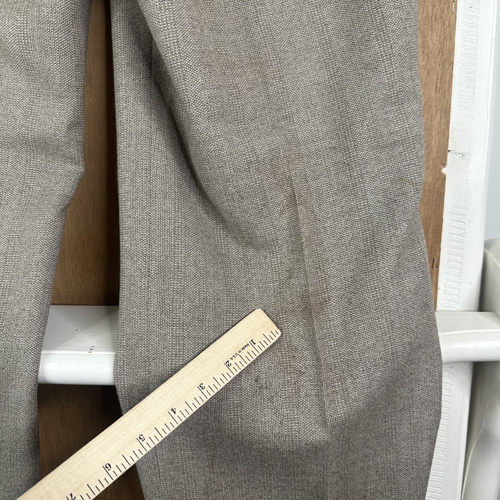 Daniel Hechter Suit Mens 38R Tan 2 Button 100% Wool Pants 34×30 Pleated Canvased