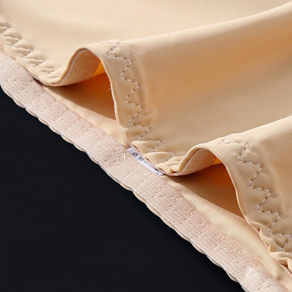Soft Seamless Men’s Underwear Ice Silk Briefs with 3D Bulge Pouch Support