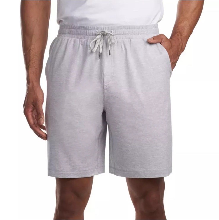 Kirkland Signature Men’s Lounge Shorts, Gray, Size M
