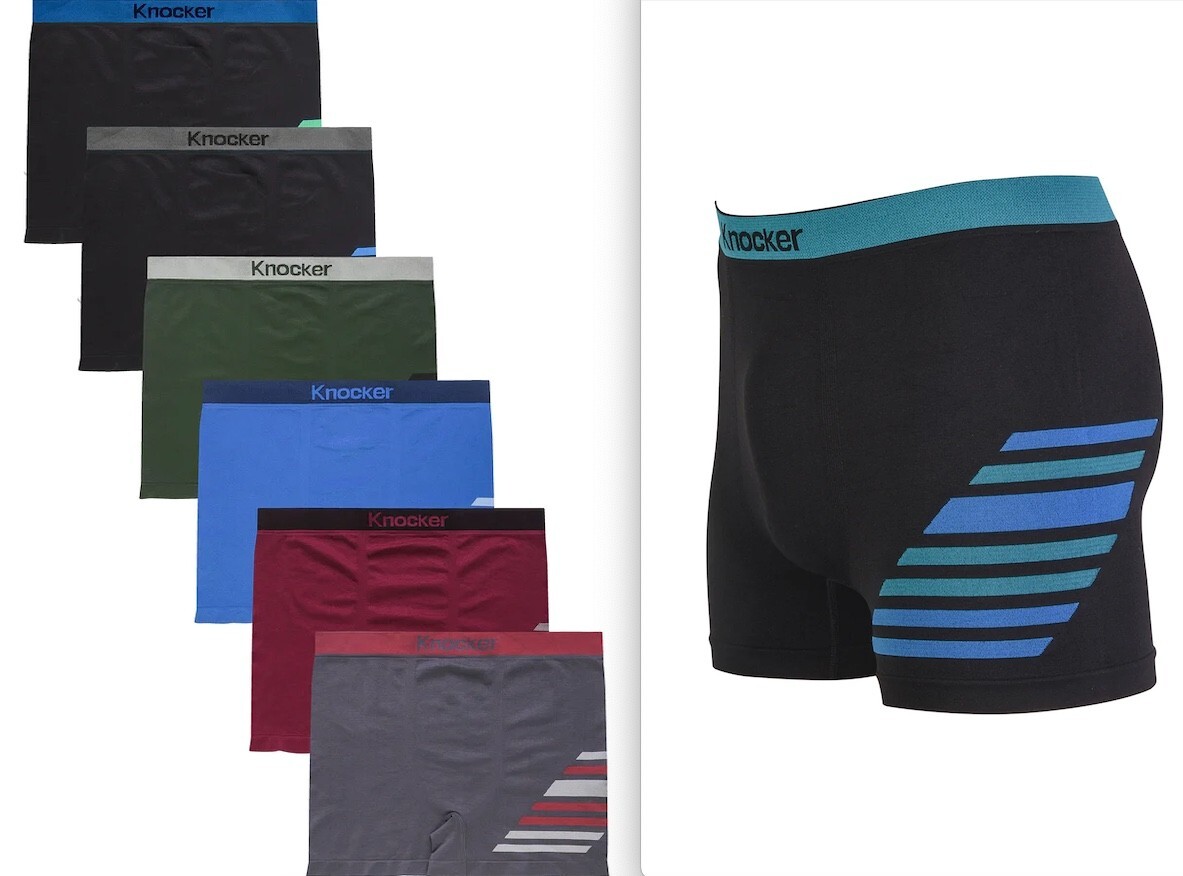 Lot 6 Pack Mens Microfiber Boxer Briefs Underwear Compression Stretch Sport #61