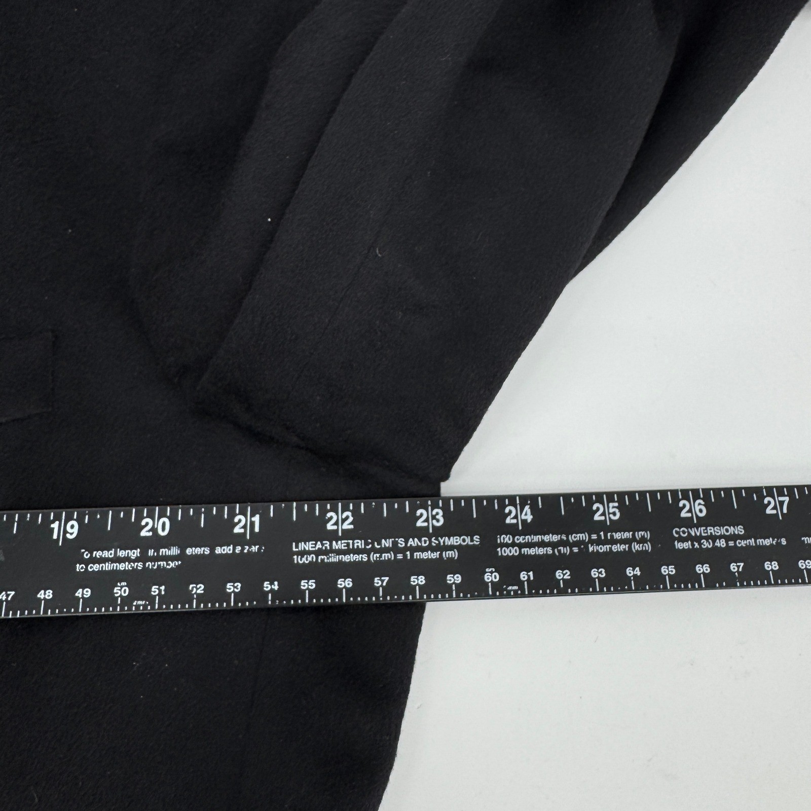 VTG Brooks Brothers Mens Cashmere Blazer Sport Coat 46R Jacket Black Made USA