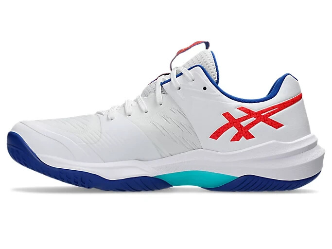 ASICS SKY ELITE FF 3 1051A093 960 White Asics Blue Volleyball Shoes