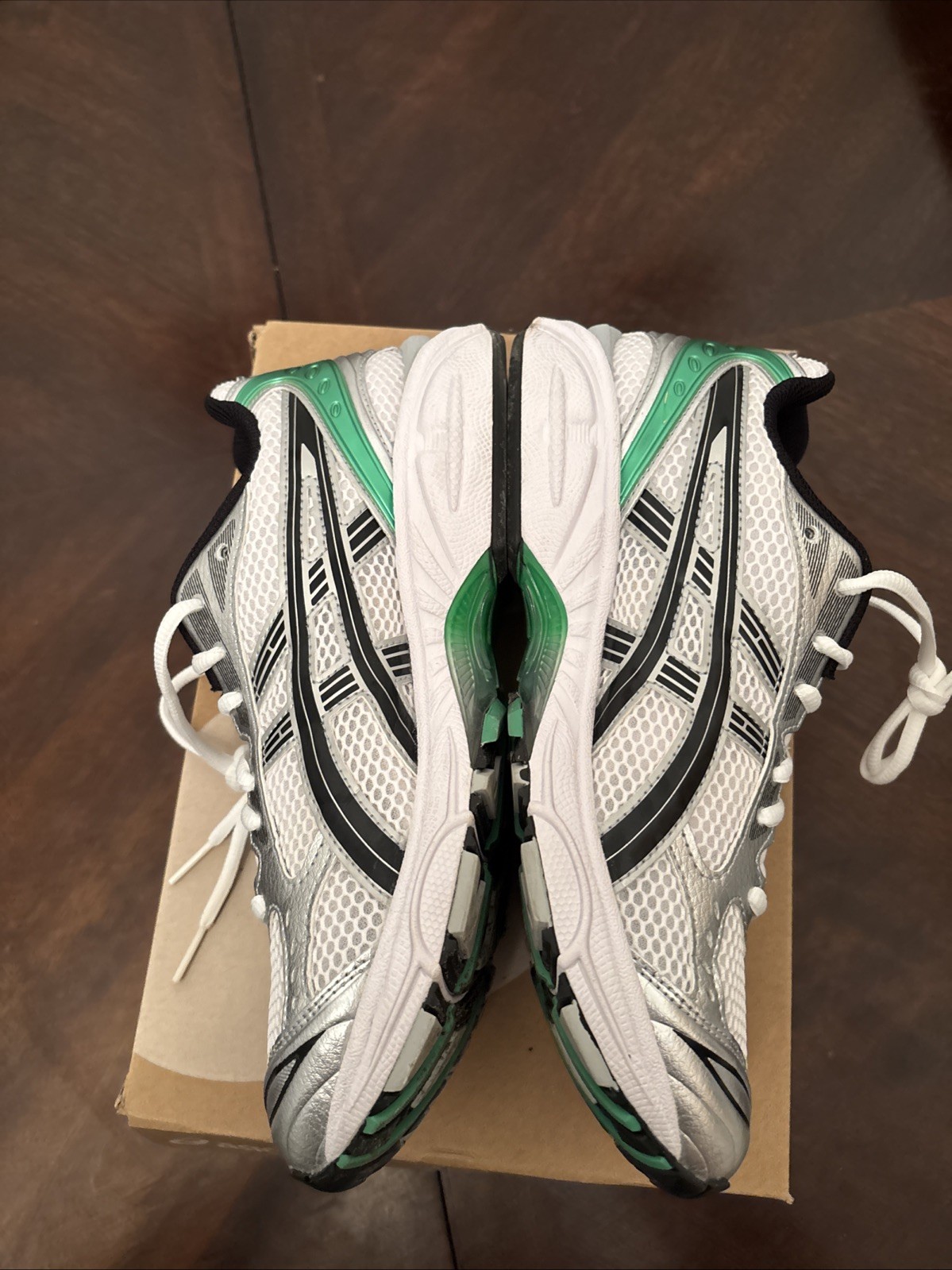 Asics Gel-Kayano 14 “White/Malachite Green” Mens size 7.5/Womens 9.