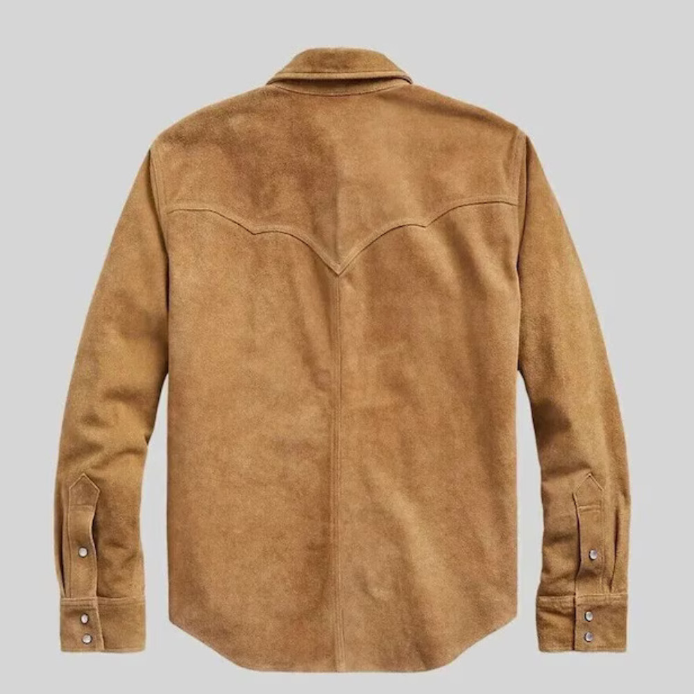 Handmade Vintage Men’s Premium Suede Leather Trucker Jacket Motorcycle Jacket
