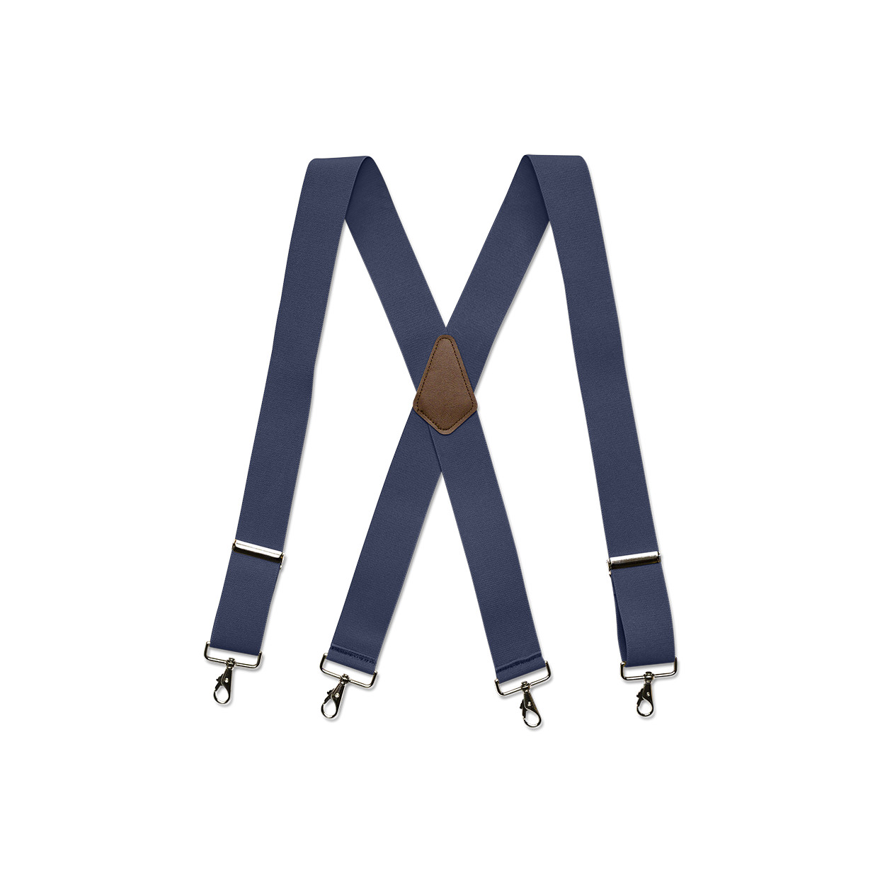 Men’s Suspenders – 1.5 width,Belt Loop, Various Colors, X Style, Snaps, USA Made