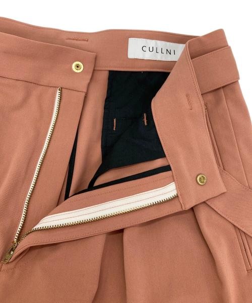 CULLNI Belt 2-pleat pants Pants pink 21-AW-023