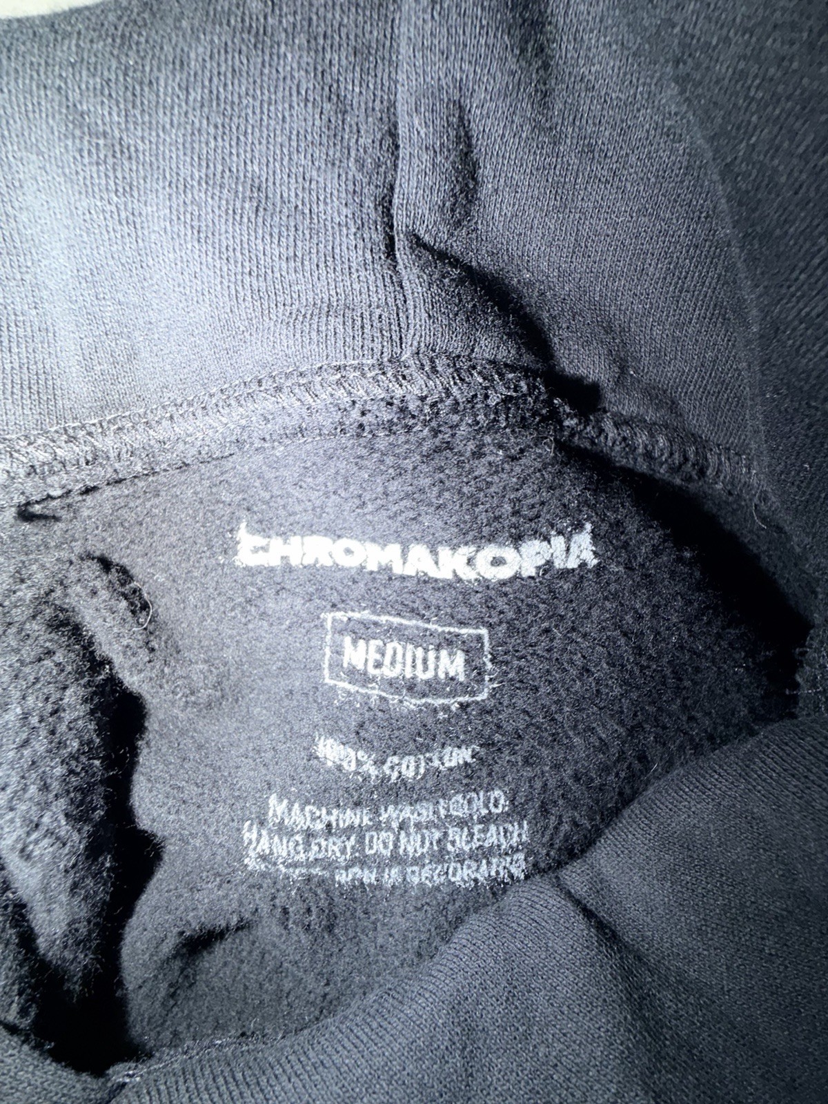 Tyler The Creator Chromakopia World Tour Medium Black Hoodie Sweatshirt