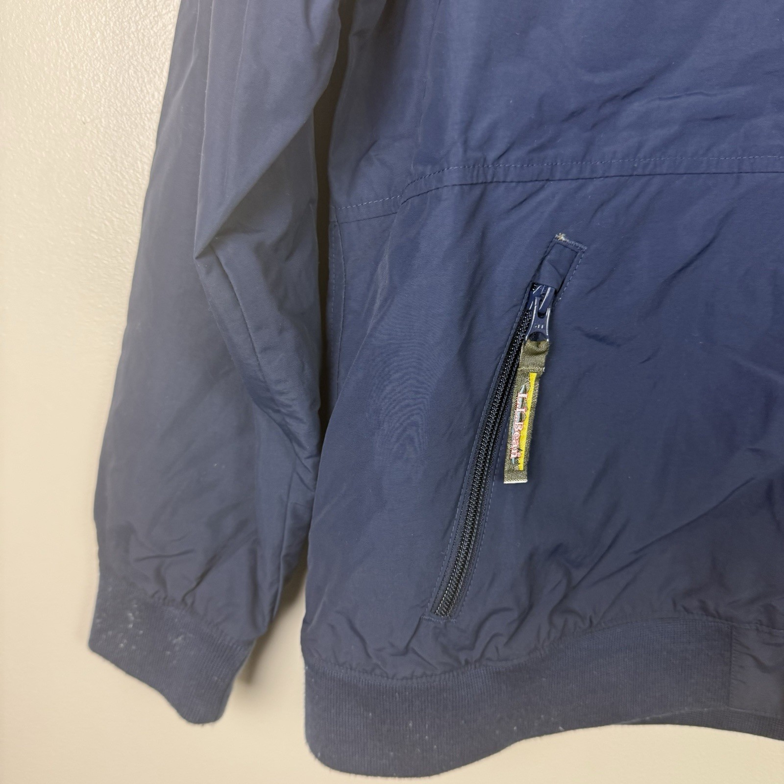 L.L. Bean Women Size Large Regular 3-Season Bomber Jacket Navy