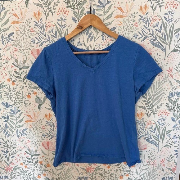 Tommy Hilfiger Cobalt Blue V-Neck Tee