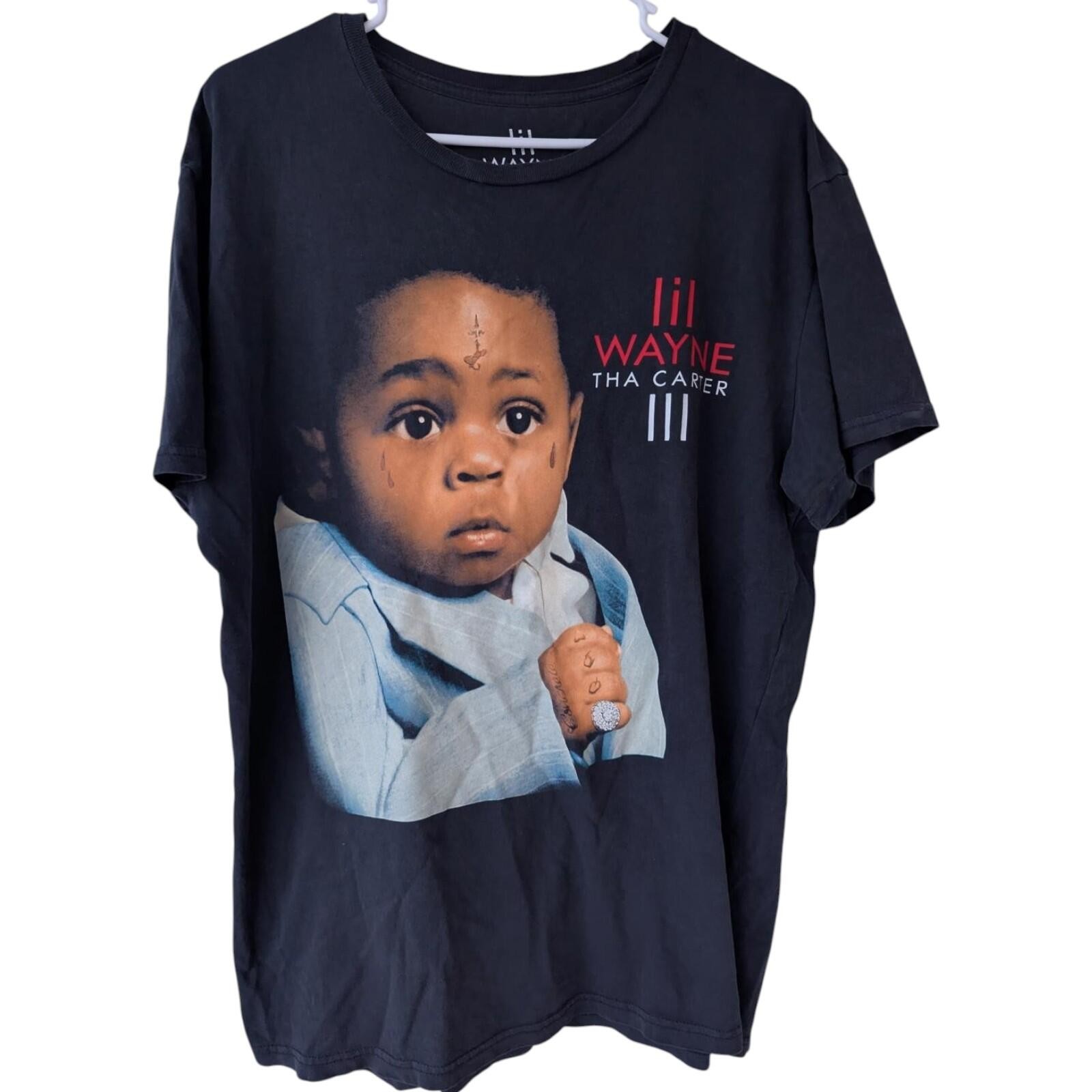 Lil Wayne Shirt XL Tha Carter III Graphic Rap Hip Hop Vintage Wash T-Shirt XL