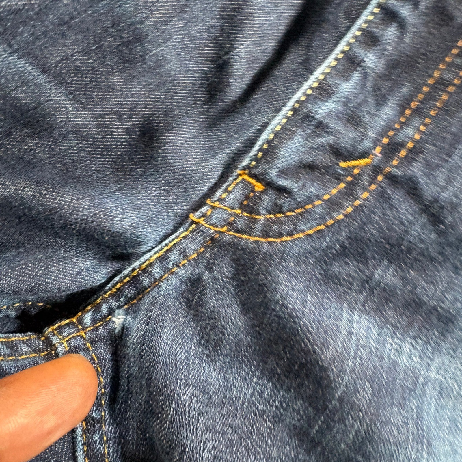 Levi’s 541 Athletic Taper Jeans Mens 34×32 Dark Wash Blue Stretch Denim