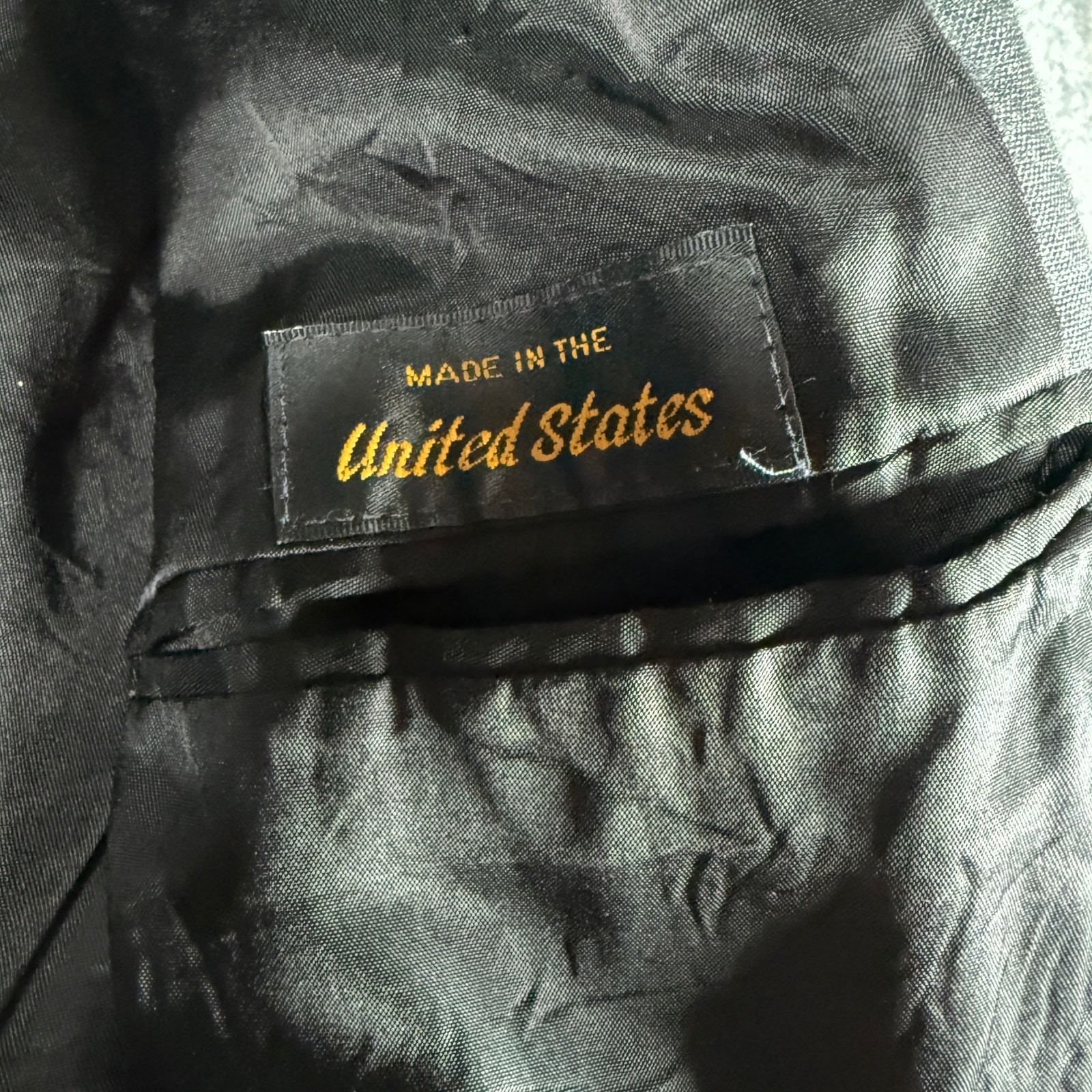 Vintage Deansgate Men’s 2-Button Blazer – Gray – Medium – Made in USA