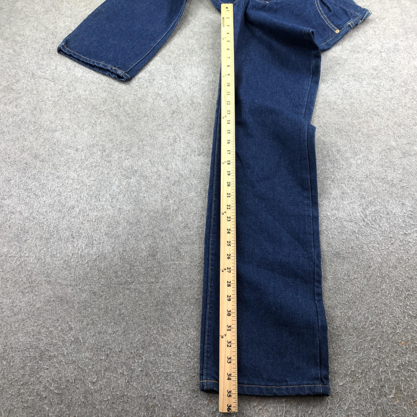 Vintage Lee Riders Jeans Mens 29×36 Blue Dark Wash Regular Straight Denim USA