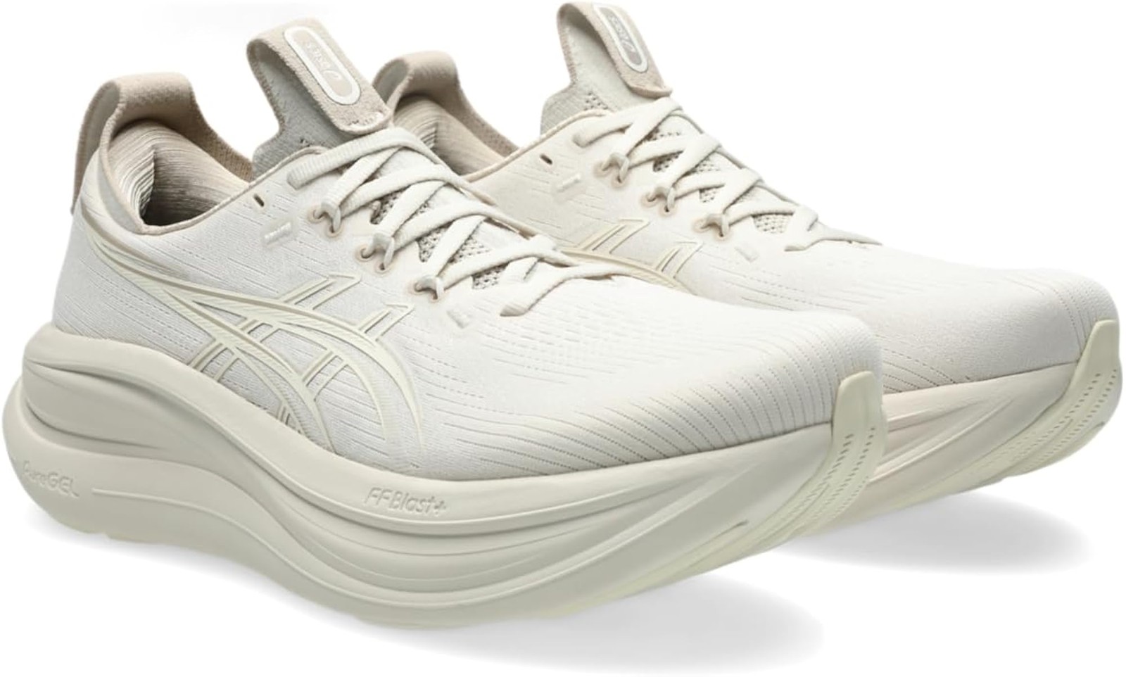 ASICS Men’s Gel-Nimbus 28 Running Shoes – Soft Oat/Cream – 15 Wide