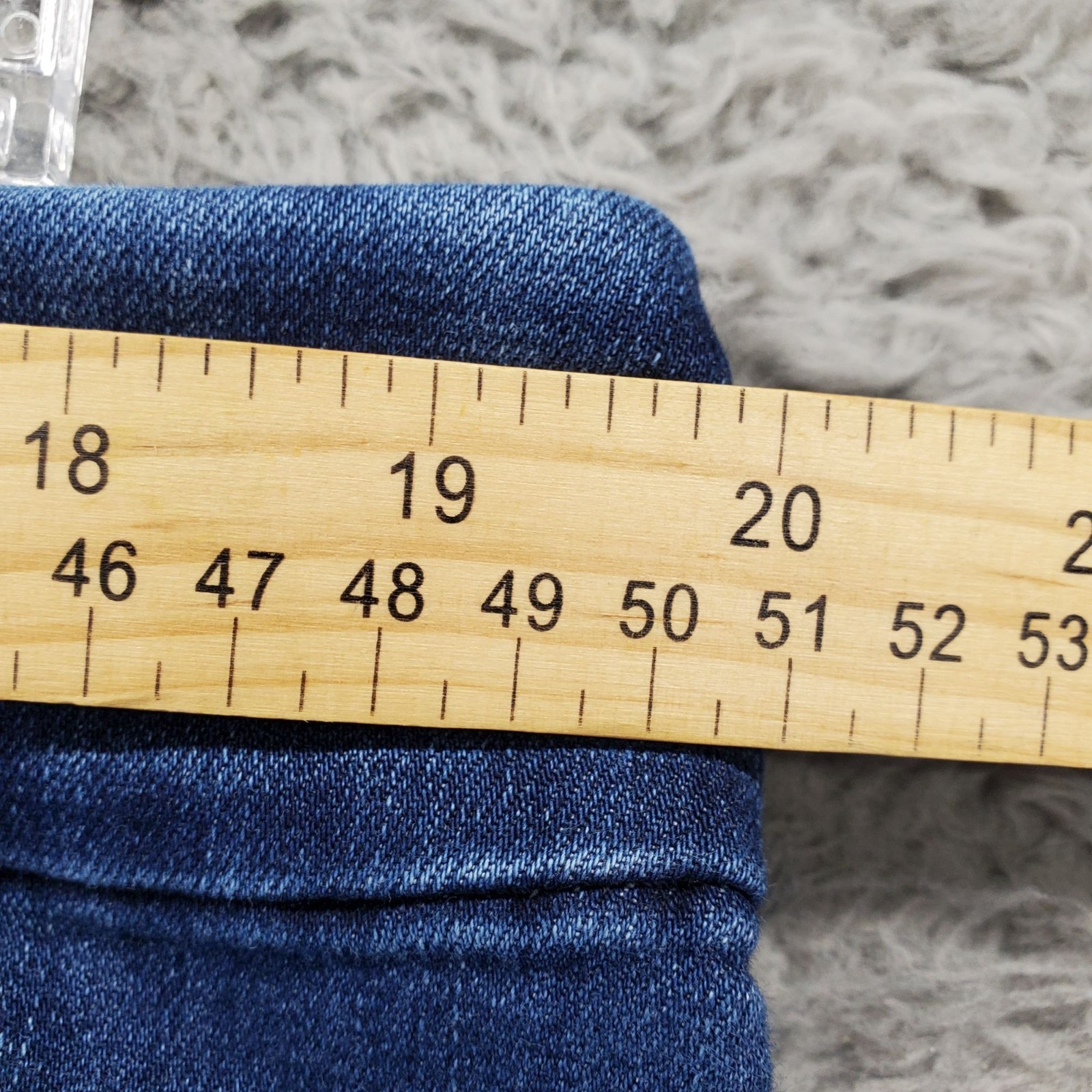 Chicos Jegging Womens 3.5R US 18R Blue Ankle Pull-On Stretch Comfortable Casual
