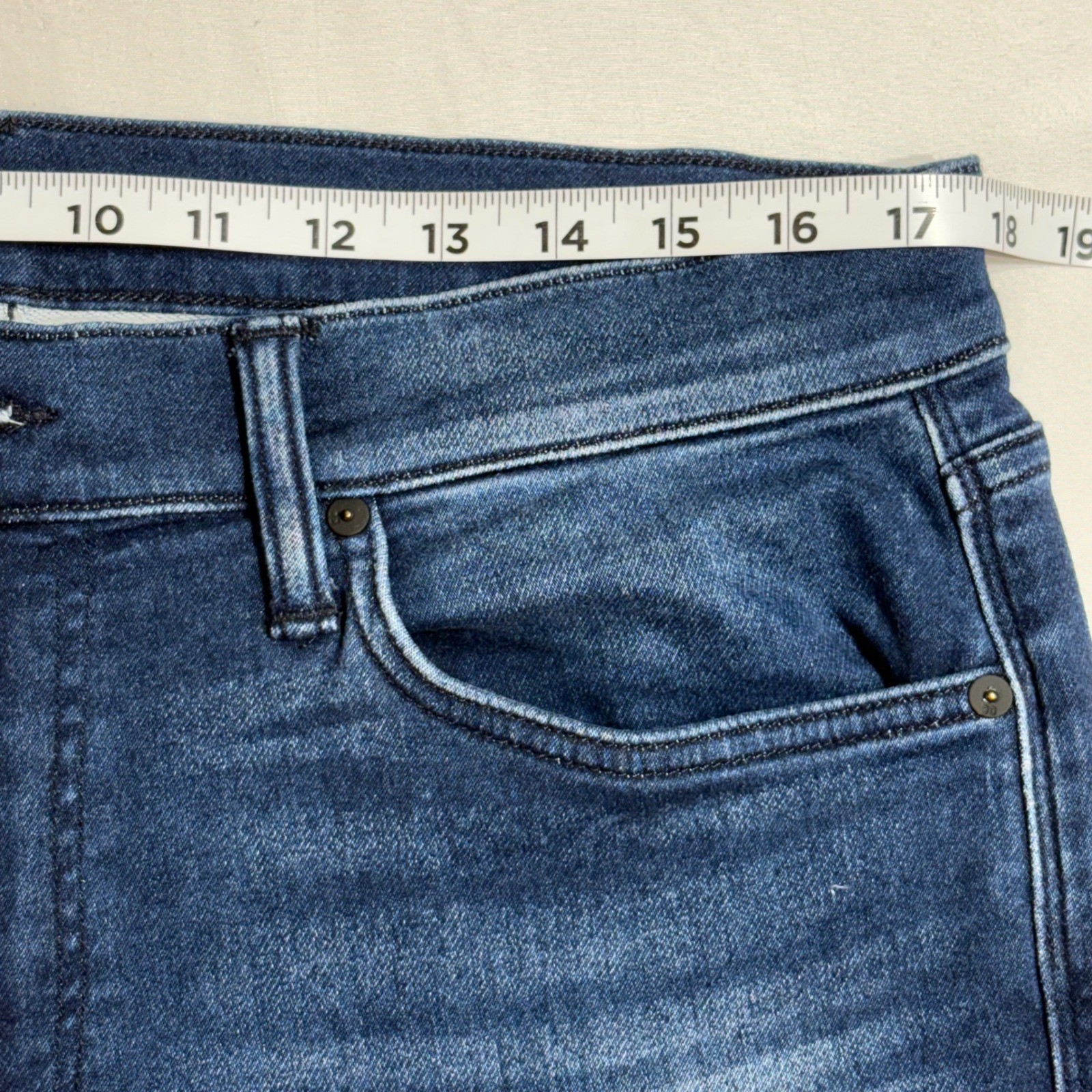 Joe’s Jeans The Brixton Straight Narrow Mens 34 Blue Peck Wash 45KDIPEK8225-PEK
