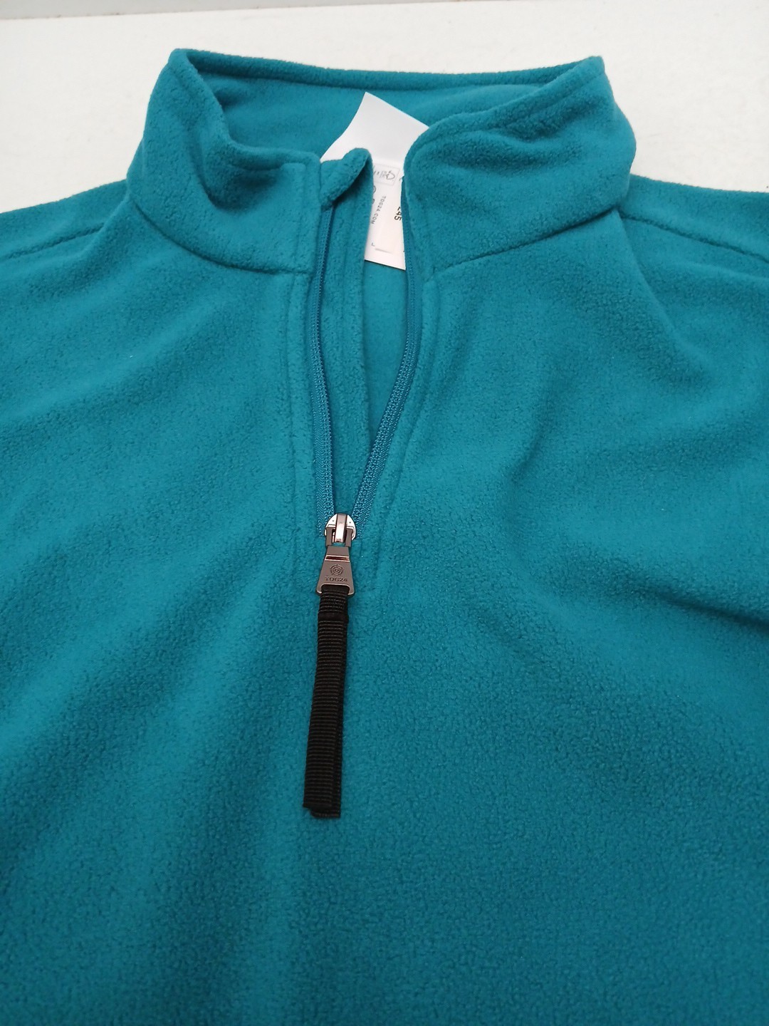 NEW Tog 24 Fleece Jumper 1/4 Zip Pullover in Teal Colour Womens Size 12 P2P 21″.