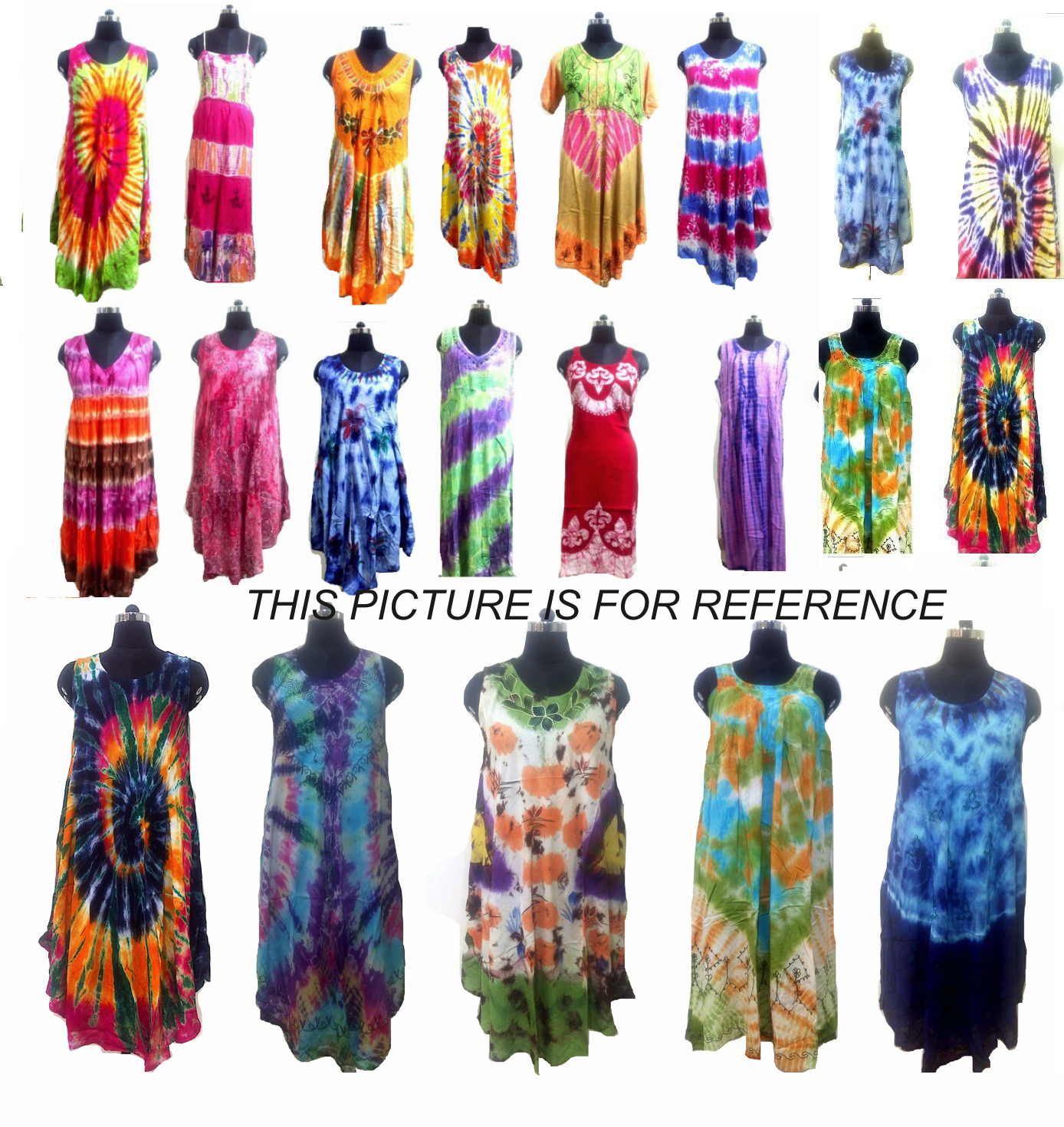 Deal 50PC Indian Casual Summer Dress Maxi Midi Beach Boho Hippie Long Sundress