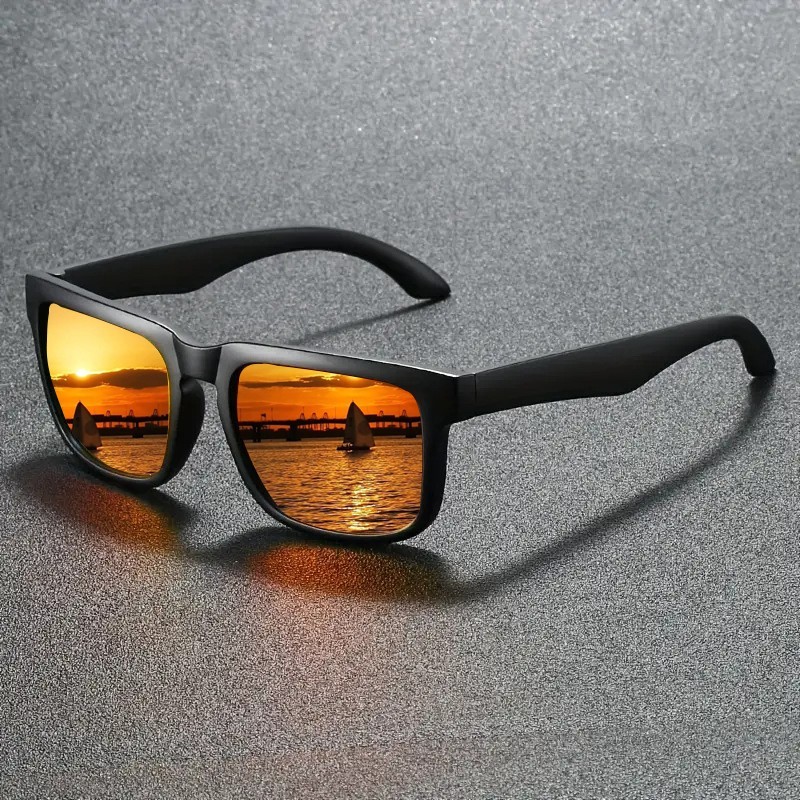 Polarized Sunglasses Men Lightweight Square Glasses Driving Fishing Golf UV400