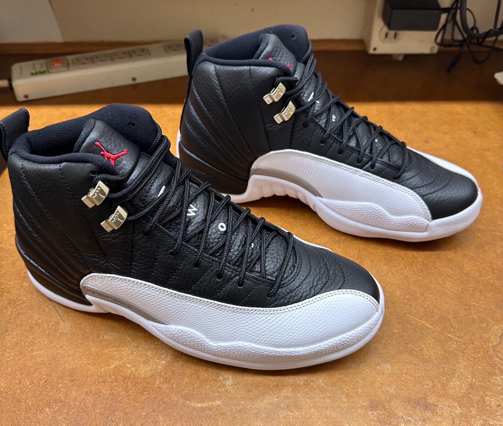 Air Jordan 12 Playoffs Retro 2022 Black White Varsity Red CT8013-006