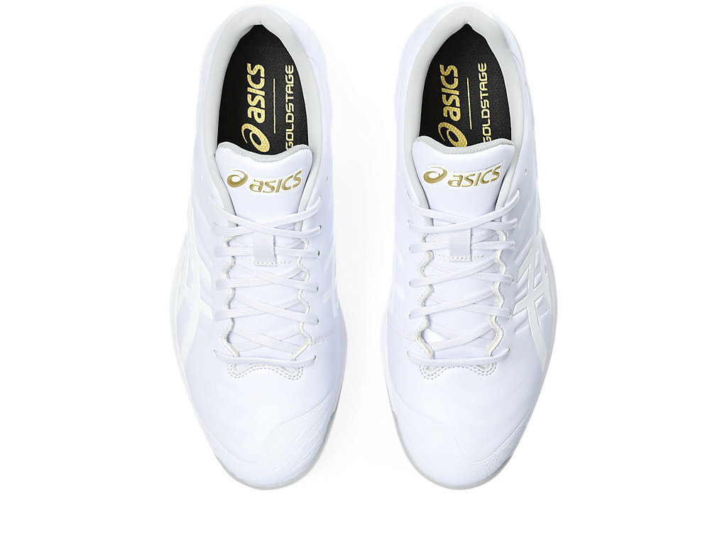 ASICS GOLDSTAGE FANG 1121A067 110 White White Baseball Cleats