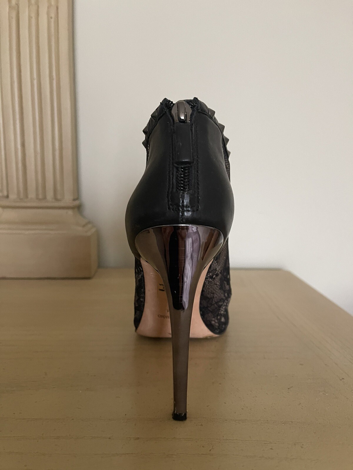 BCBG Maxazria Whim Studded Lace Booties