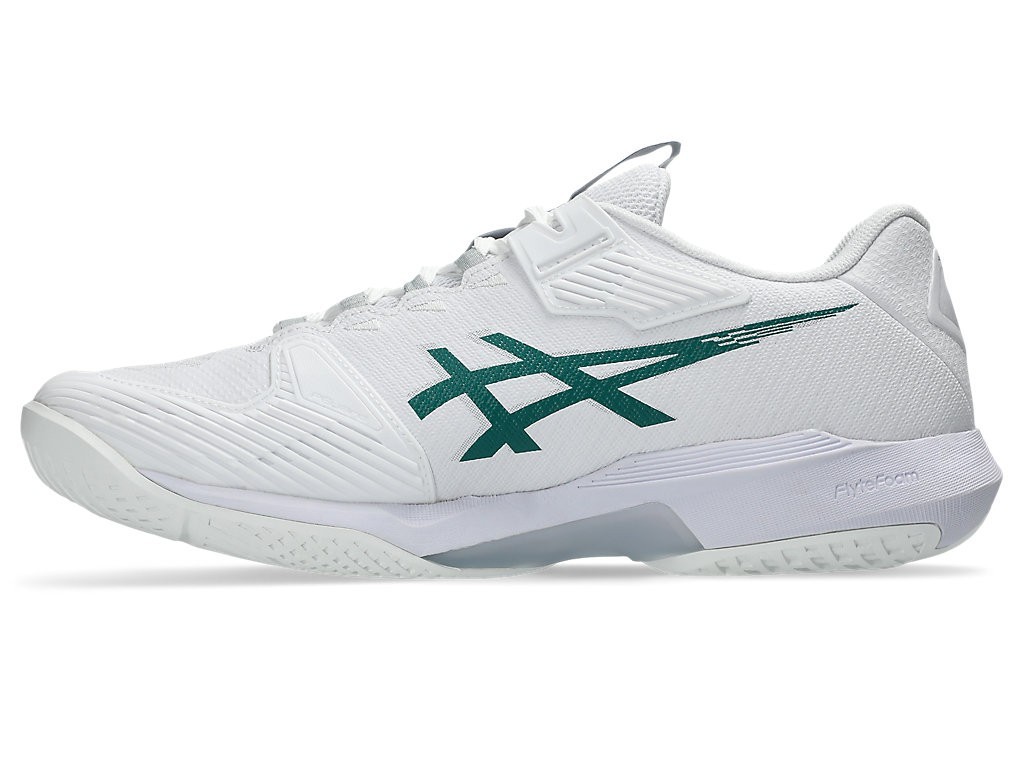 ASICS Tennis Shoes SOLUTION SPEED FF 4 All Court 1041A532.103 White / Pitch Gree