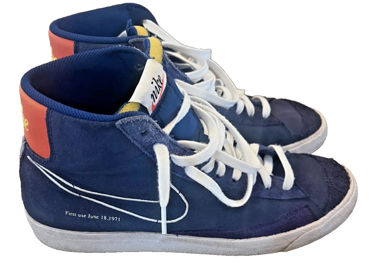 Nike Blazer Mid 77 Men’s Sz 11.5 Sneakers Deep Royal Blue