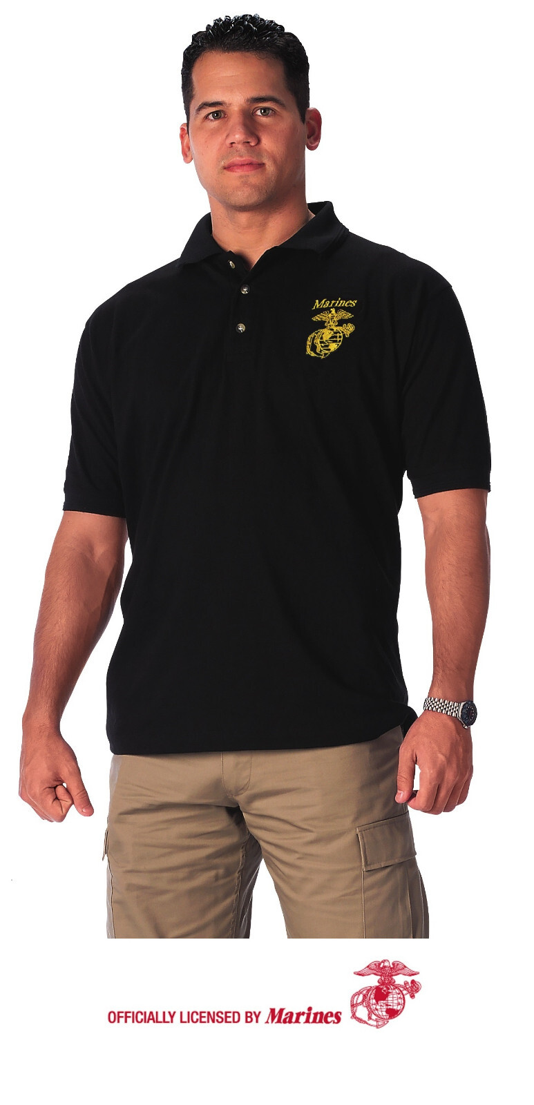 US Marine Corps GOLF Shirt Performance Poly USMC Polo Marines EG & A