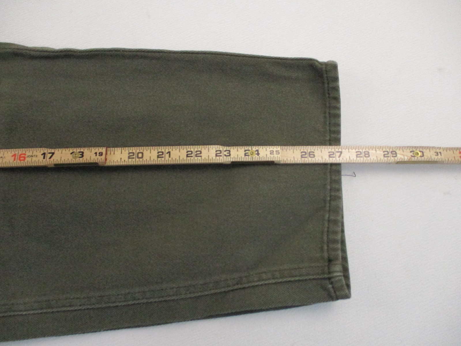 Empyre Baggy Jeans Men’s Size 32 Green Relaxed Fit Denim Y2K 32×30