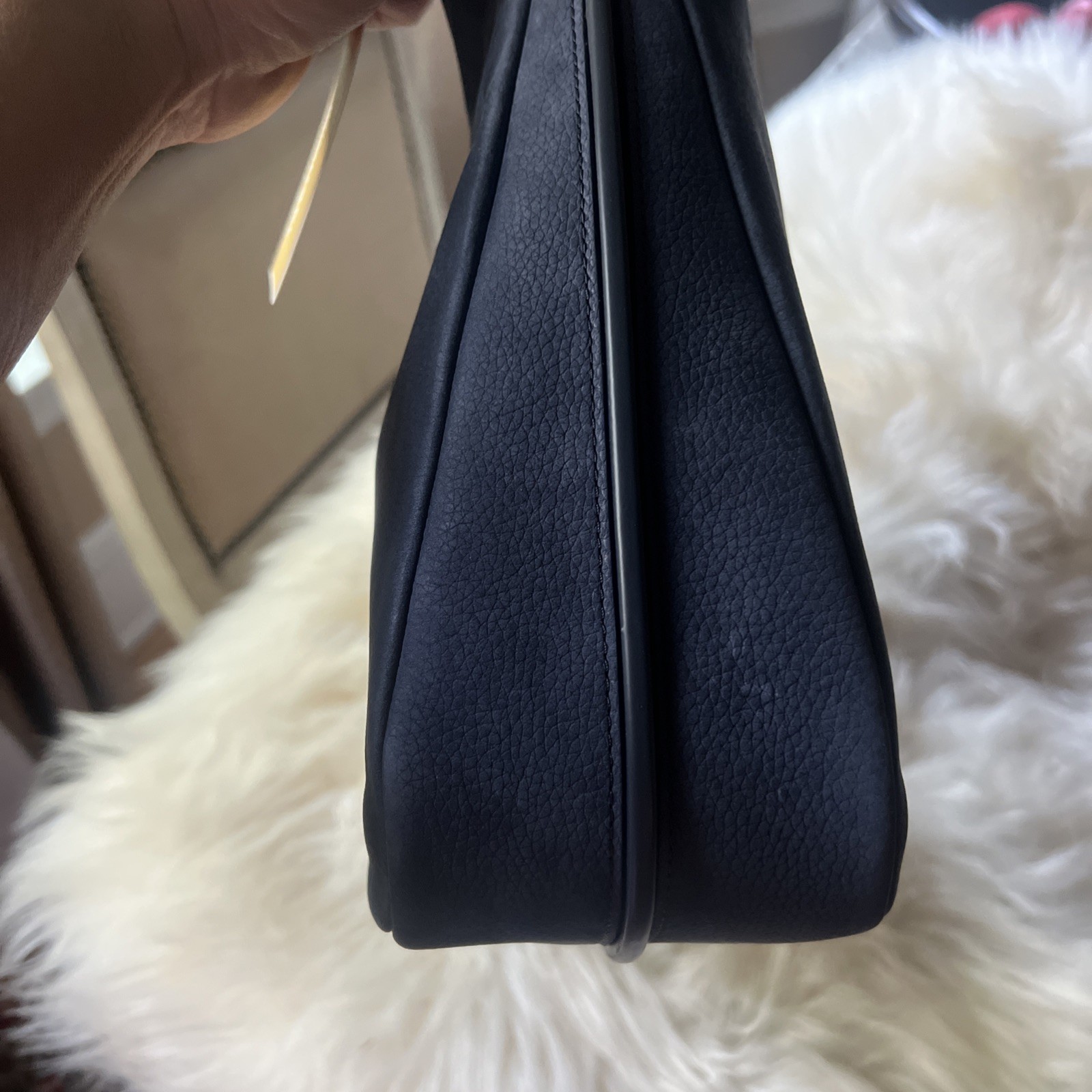 NWT Michael Kors Nolita Medium Nubuck -Leather Shoulder Crossbody Bag DressBlues