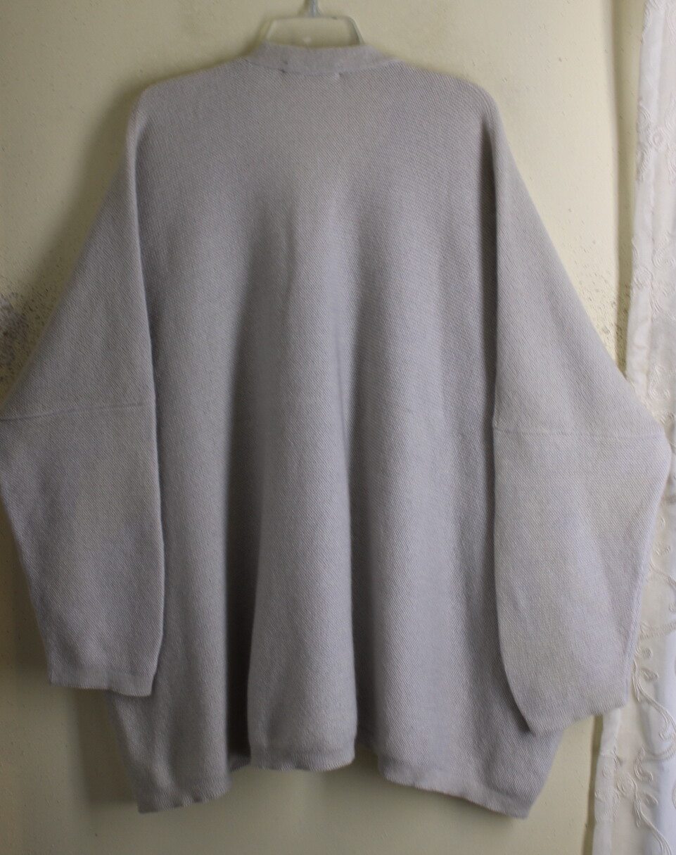 New Shirin Guild OS 53% Cashmere Mohair 32″L Cardigan Sweater Eskandar 1X 2X 3X