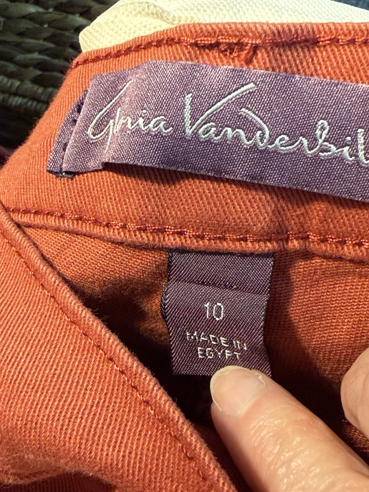 Gloria Vanderbilt Amanda Slimming Jean Classic Tapered Size 10, Autumn Blaze