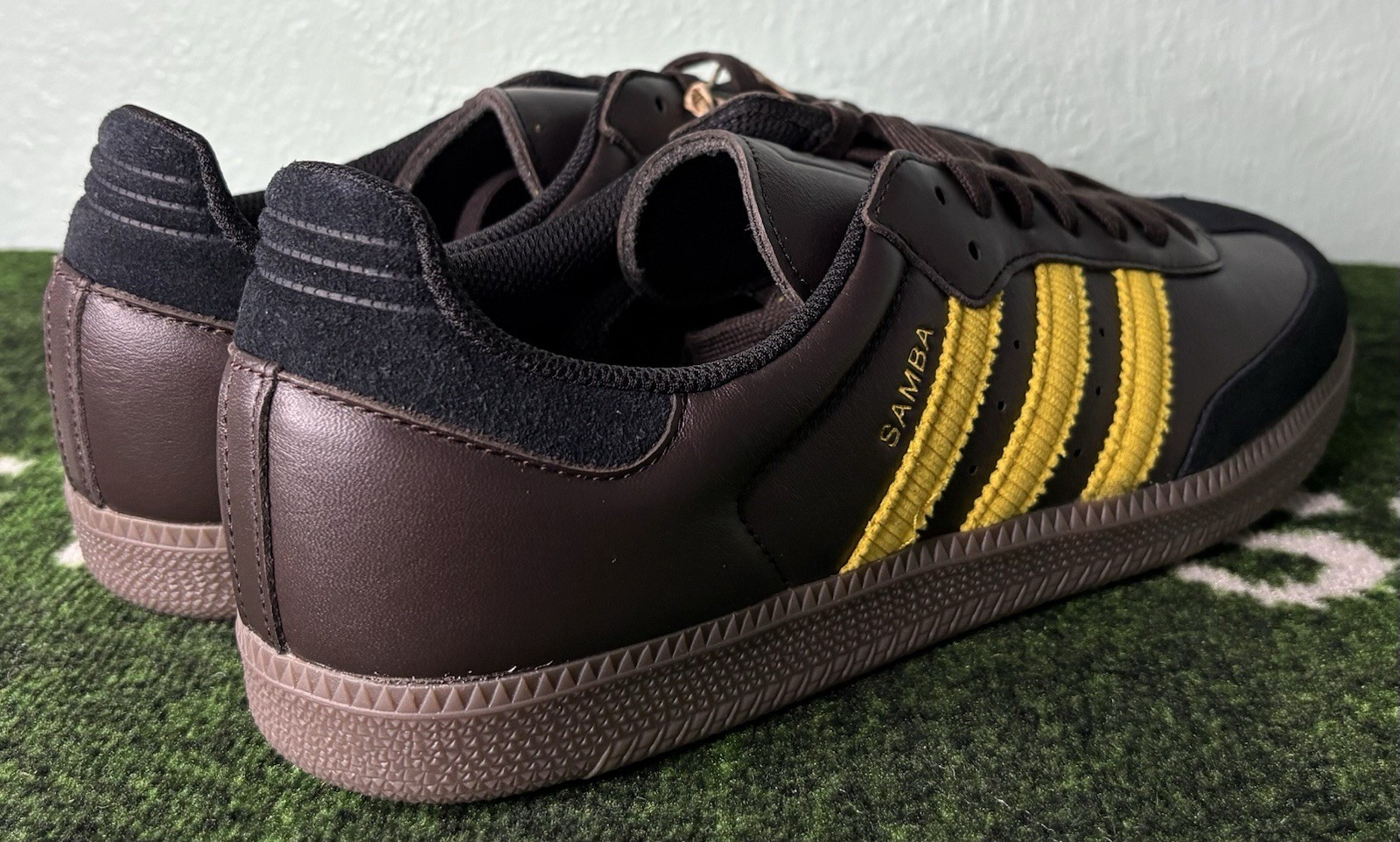 US Men’s 11 – Adidas Samba OG “Aurora Coffee EQT Yellow Gum” IH6813