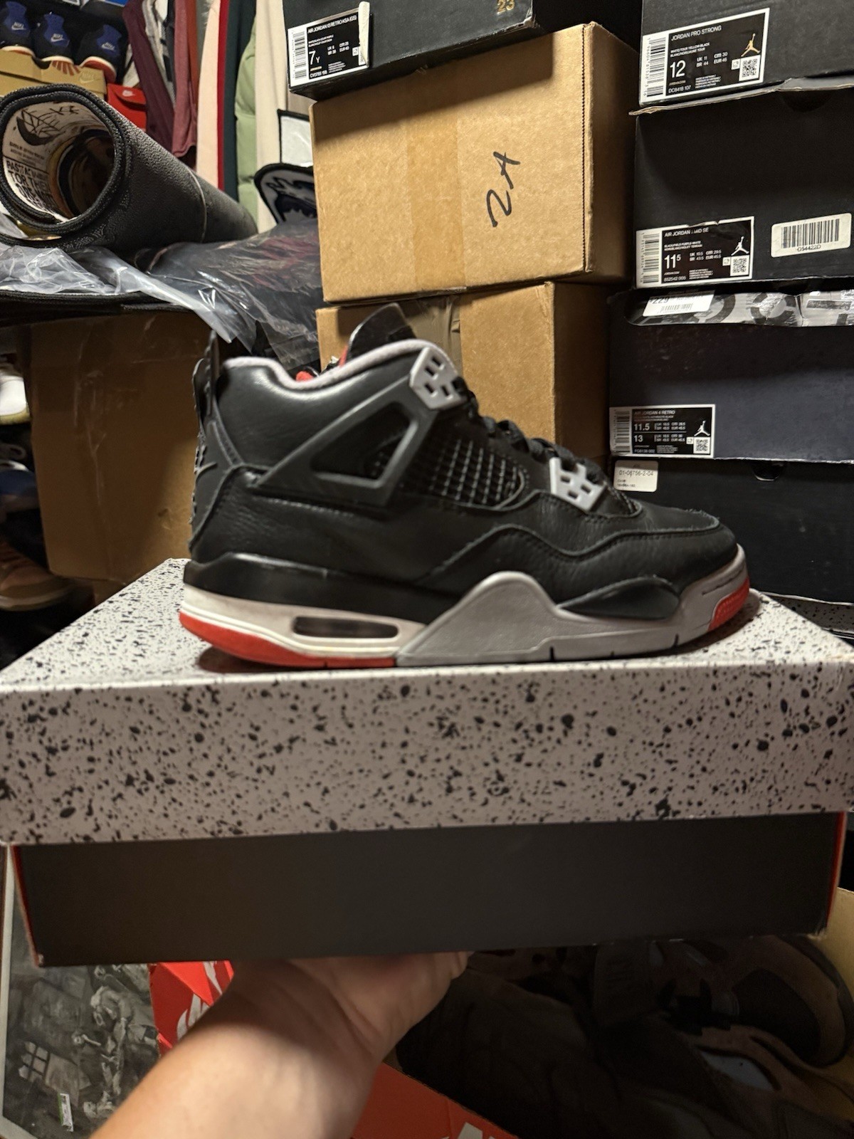 Jordan Air Jordan 4 Retro GS Bred 4Y FQ8213-006